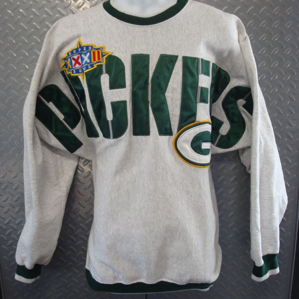 Green Bay Packers Super Bowl XXXII Legends Athletic Sweatshirt Size Medium